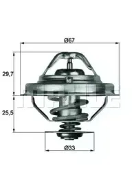 TX 38 88D BEHR Термостат, охлаждающая жидкость TX 38 88D BEHR Термостат, охлаждающая жидкость