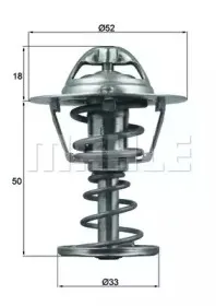 TX 126 82D BEHR Термостат, охлаждающая жидкость TX 126 82D BEHR Термостат, охлаждающая жидкость