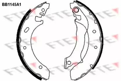 BB1145A1 FTE Комплект тормозных колодок BB1145A1 FTE Комплект тормозных колодок