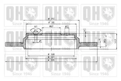 BDC5232 QUINTON HAZELL Тормозной диск BDC5232 QUINTON HAZELL Тормозной диск