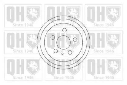 BDR553 QUINTON HAZELL Тормозной барабан BDR553 QUINTON HAZELL Тормозной барабан