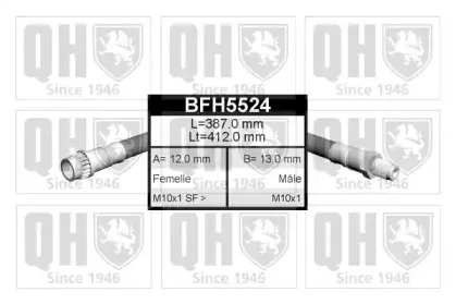 BFH5524 QUINTON HAZELL Тормозной шланг BFH5524 QUINTON HAZELL Тормозной шланг