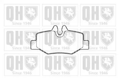 BP1434 QUINTON HAZELL Комплект тормозных колодок, дисковый тормоз BP1434 QUINTON HAZELL Комплект тормозных колодок, дисковый тормоз
