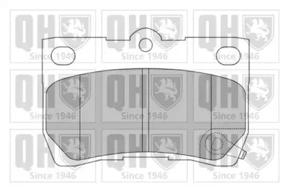 BP1540 QUINTON HAZELL Комплект тормозных колодок, дисковый тормоз BP1540 QUINTON HAZELL Комплект тормозных колодок, дисковый тормоз