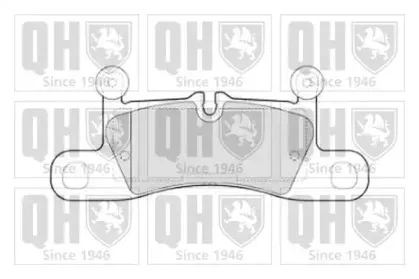 BP1797 QUINTON HAZELL Комплект тормозных колодок, дисковый тормоз BP1797 QUINTON HAZELL Комплект тормозных колодок, дисковый тормоз