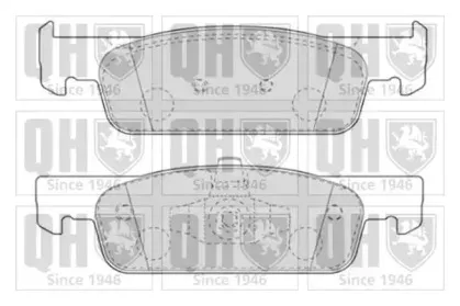 BP1823 QUINTON HAZELL Комплект тормозных колодок, дисковый тормоз BP1823 QUINTON HAZELL Комплект тормозных колодок, дисковый тормоз