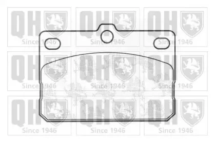 BP259 QUINTON HAZELL Комплект тормозных колодок, дисковый тормоз BP259 QUINTON HAZELL Комплект тормозных колодок, дисковый тормоз