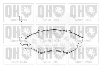 BP457 QUINTON HAZELL Комплект тормозных колодок, дисковый тормоз BP457 QUINTON HAZELL Комплект тормозных колодок, дисковый тормоз