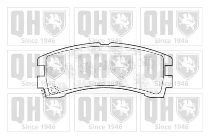 BP716 QUINTON HAZELL Комплект тормозных колодок, дисковый тормоз BP716 QUINTON HAZELL Комплект тормозных колодок, дисковый тормоз