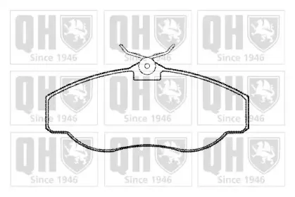 BP959 QUINTON HAZELL Комплект тормозных колодок, дисковый тормоз BP959 QUINTON HAZELL Комплект тормозных колодок, дисковый тормоз