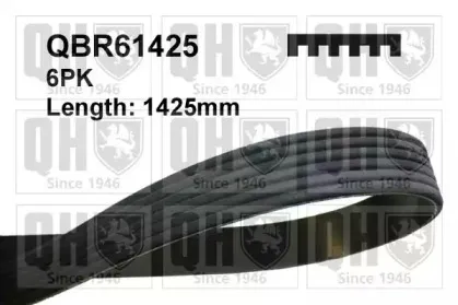 QBR61425 QUINTON HAZELL Поликлиновой ремень QBR61425 QUINTON HAZELL Поликлиновой ремень