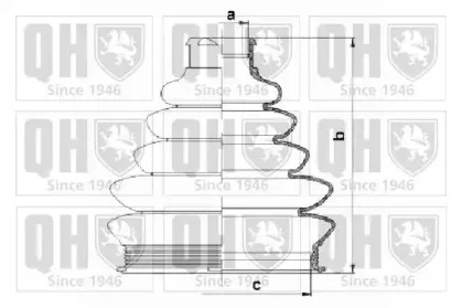 QJB1061 QUINTON HAZELL Комплект пылника, приводной вал QJB1061 QUINTON HAZELL Комплект пылника, приводной вал