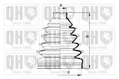QJB807 QUINTON HAZELL Комплект пылника, приводной вал QJB807 QUINTON HAZELL Комплект пылника, приводной вал