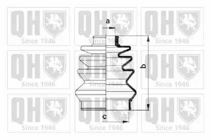 QJB982 QUINTON HAZELL Комплект пылника, приводной вал QJB982 QUINTON HAZELL Комплект пылника, приводной вал