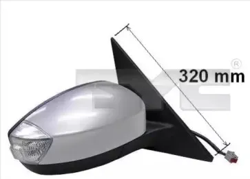 310-0121 TYC Наружное зеркало 310-0121 TYC Наружное зеркало