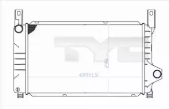 710-0028 TYC Радиатор, охлаждение двигателя 710-0028 TYC Радиатор, охлаждение двигателя