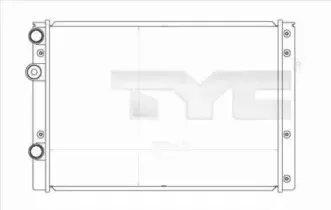 737-0038 TYC Радиатор, охлаждение двигателя 737-0038 TYC Радиатор, охлаждение двигателя