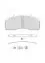 FCV4378BFE FERODO Комплект тормозных колодок, дисковый тормоз FCV4378BFE FERODO Комплект тормозных колодок, дисковый тормоз
