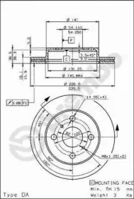 09.5693.10 BREMBO Тормозной диск 09.5693.10 BREMBO Тормозной диск