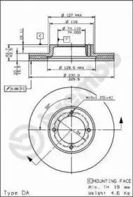 09.6709.10 BREMBO Тормозной диск 09.6709.10 BREMBO Тормозной диск