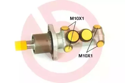 M 61 067 BREMBO Главный тормозной цилиндр M 61 067 BREMBO Главный тормозной цилиндр