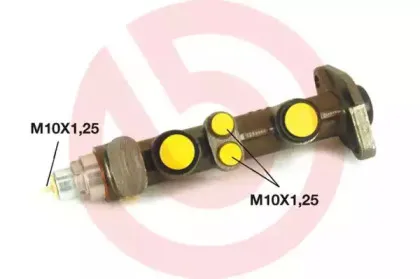 M 85 031 BREMBO Главный тормозной цилиндр M 85 031 BREMBO Главный тормозной цилиндр