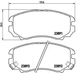 P 30 018 BREMBO Комплект тормозных колодок, дисковый тормоз P 30 018 BREMBO Комплект тормозных колодок, дисковый тормоз