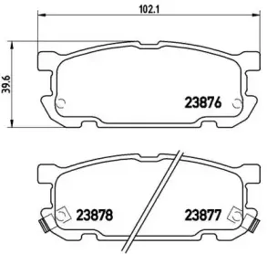 P 49 030 BREMBO Комплект тормозных колодок, дисковый тормоз P 49 030 BREMBO Комплект тормозных колодок, дисковый тормоз