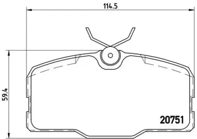P 50 006 BREMBO Комплект тормозных колодок, дисковый тормоз P 50 006 BREMBO Комплект тормозных колодок, дисковый тормоз