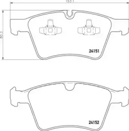 P 50 115 BREMBO Комплект тормозных колодок, дисковый тормоз P 50 115 BREMBO Комплект тормозных колодок, дисковый тормоз