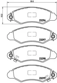 P 78 012 BREMBO Комплект тормозных колодок, дисковый тормоз P 78 012 BREMBO Комплект тормозных колодок, дисковый тормоз
