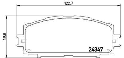 P 83 086 BREMBO Комплект тормозных колодок, дисковый тормоз P 83 086 BREMBO Комплект тормозных колодок, дисковый тормоз