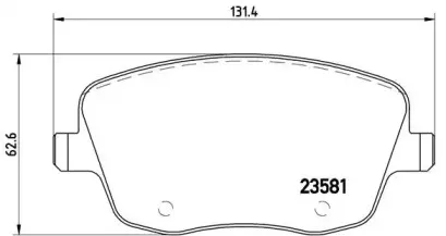 P 85 057 BREMBO Комплект тормозных колодок, дисковый тормоз P 85 057 BREMBO Комплект тормозных колодок, дисковый тормоз