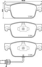 P 85 153 BREMBO Комплект тормозных колодок, дисковый тормоз P 85 153 BREMBO Комплект тормозных колодок, дисковый тормоз