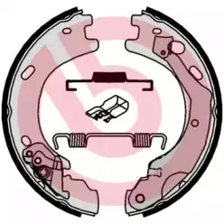 S 44 510 BREMBO Комплект тормозных колодок, стояночная тормозная система S 44 510 BREMBO Комплект тормозных колодок, стояночная тормозная система