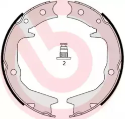 S 54 519 BREMBO Комплект тормозных колодок, стояночная тормозная система S 54 519 BREMBO Комплект тормозных колодок, стояночная тормозная система