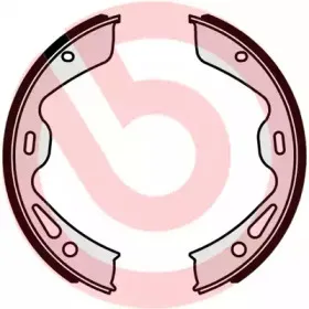 S 65 504 BREMBO Комплект тормозных колодок, стояночная тормозная система S 65 504 BREMBO Комплект тормозных колодок, стояночная тормозная система