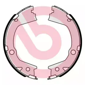 S 77 001 BREMBO Комплект тормозных колодок, стояночная тормозная система S 77 001 BREMBO Комплект тормозных колодок, стояночная тормозная система