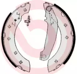 S 86 502 BREMBO Комплект тормозных колодок S 86 502 BREMBO Комплект тормозных колодок