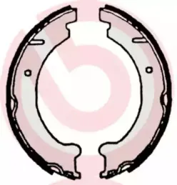 S 86 509 BREMBO Комплект тормозных колодок, стояночная тормозная система S 86 509 BREMBO Комплект тормозных колодок, стояночная тормозная система