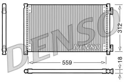 DCN09100 DENSO Конденсатор, кондиционер DCN09100 DENSO Конденсатор, кондиционер