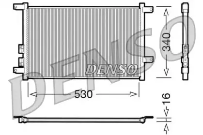 DCN01011 DENSO Конденсатор, кондиционер DCN01011 DENSO Конденсатор, кондиционер