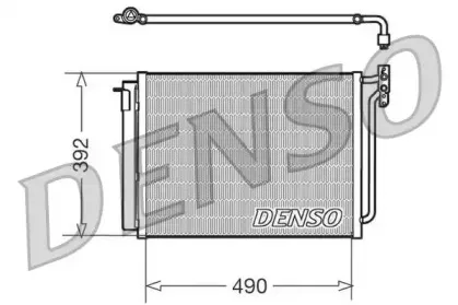 DCN05009 DENSO Конденсатор, кондиционер DCN05009 DENSO Конденсатор, кондиционер