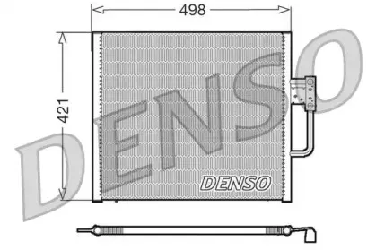 DCN05015 DENSO Конденсатор, кондиционер DCN05015 DENSO Конденсатор, кондиционер