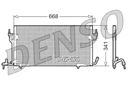 DCN07010 DENSO Конденсатор, кондиционер DCN07010 DENSO Конденсатор, кондиционер