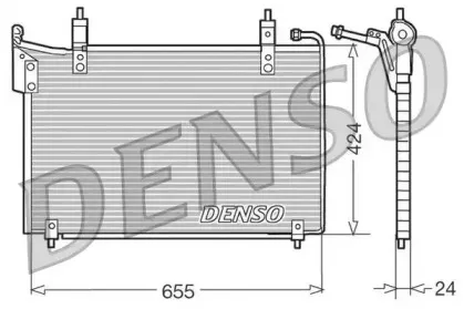 DCN11005 DENSO Конденсатор, кондиционер DCN11005 DENSO Конденсатор, кондиционер