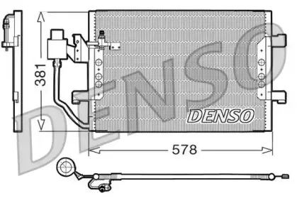 DCN17001 DENSO Конденсатор, кондиционер DCN17001 DENSO Конденсатор, кондиционер