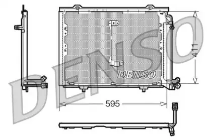 DCN17013 DENSO Конденсатор, кондиционер DCN17013 DENSO Конденсатор, кондиционер