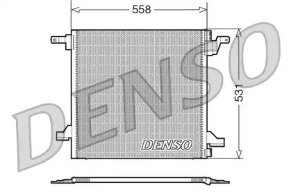 DCN17022 DENSO Конденсатор, кондиционер DCN17022 DENSO Конденсатор, кондиционер