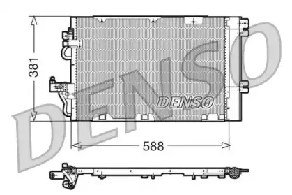 DCN20010 DENSO Конденсатор, кондиционер DCN20010 DENSO Конденсатор, кондиционер